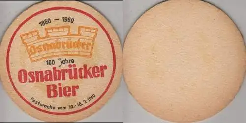 Bierdeckel rund - Osnabrücker Bier