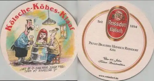 Bierdeckel rund - Reissdorf