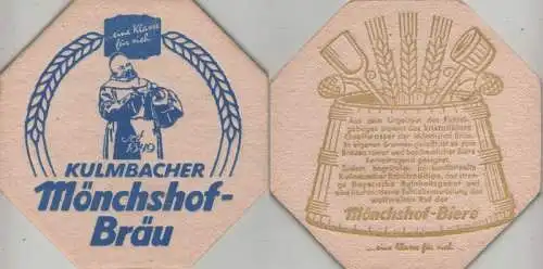 Bierdeckel 8-eckig - Mönchshof