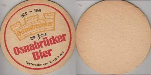 Bierdeckel rund - Osnabrücker Bier