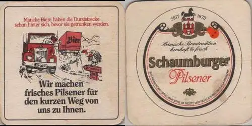 Bierdeckel quadratisch - Schaumburger