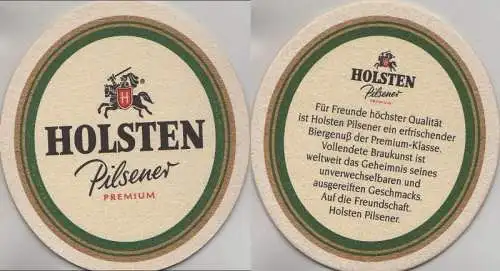 Bierdeckel oval - Holsten