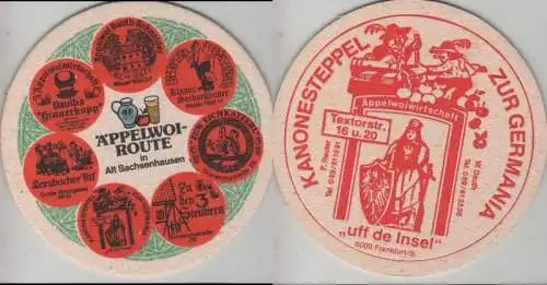 Bierdeckel rund - Äppelwoi