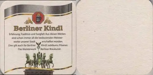 Bierdeckel quadratisch - Berliner Kindl