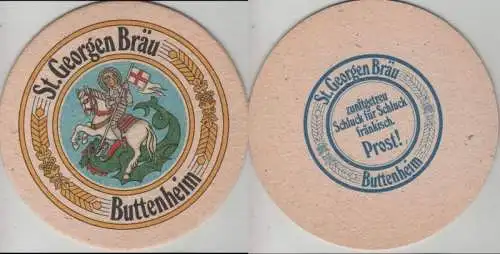 Bierdeckel rund - St. Georgen Bräu, Buttenheim