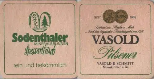 Bierdeckel quadratisch - Vasold