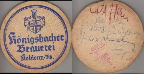 Bierdeckel rund - Königsbacher