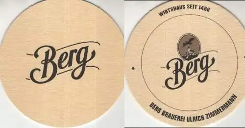 Bierdeckel rund - Berg