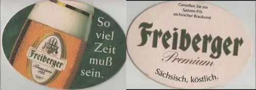 Bierdeckel oval - Freiberger