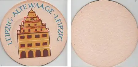 Bierdeckel rund - Alte Waage in Leipzig