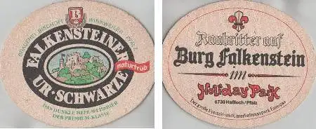 Bierdeckel oval - Falkensteiner Ur-Schwarze