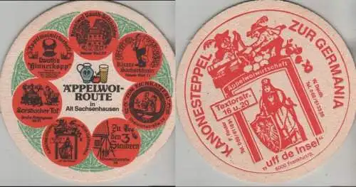 Bierdeckel rund - Äppelwoi