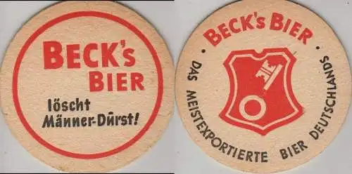 Bierdeckel rund - Becks