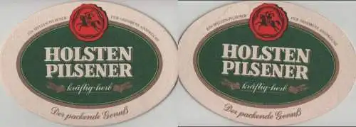 Bierdeckel oval - Holsten