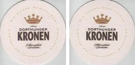 Bierdeckel rund - Dortmunder Kronen