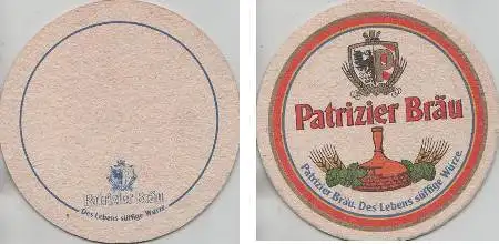 Bierdeckel rund - Patrizier Bräu - süffige Würze