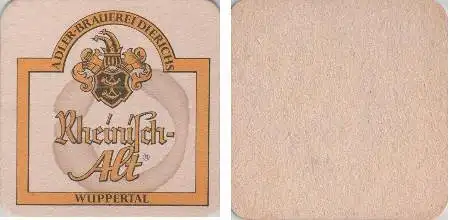 Bierdeckel quadratisch - Adler - Rheinisch Alt