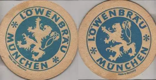 Bierdeckel rund - Löwenbräu