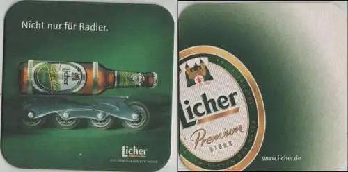 Bierdeckel quadratisch - Licher