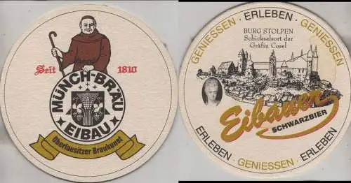 Bierdeckel rund - Eibauer Münch Bräu