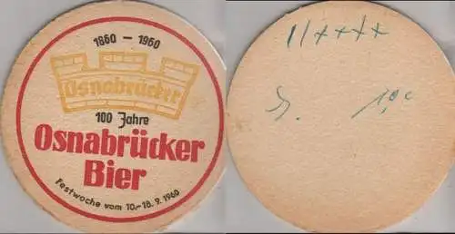 Bierdeckel rund - Osnabrücker Bier