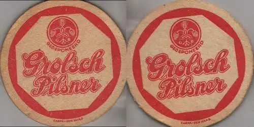 Bierdeckel rund - Grolsch