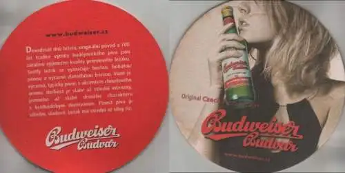 Bierdeckel rund - Budweiser (Tschechien)