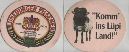 Bierdeckel oval - Lüneburger