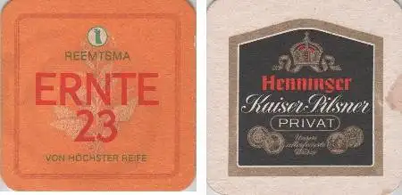 Bierdeckel quadratisch - Henninger und Ernte 23