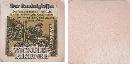 Bierdeckel quadratisch - Wicküler - Kandelgießer