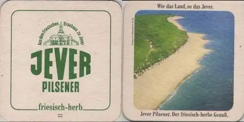 Bierdeckel quadratisch - Jever