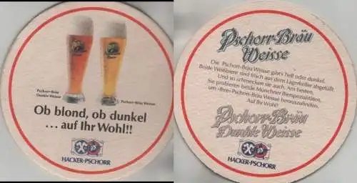 Bierdeckel rund - Hacker-Pschorr