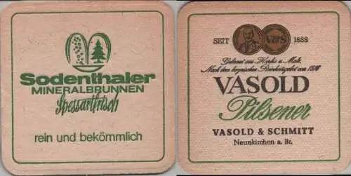 Bierdeckel quadratisch - Vasold