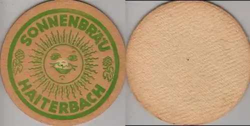 Bierdeckel rund - Sonnenbräu, Haiterbach