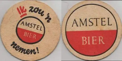 Bierdeckel rund - Amstel