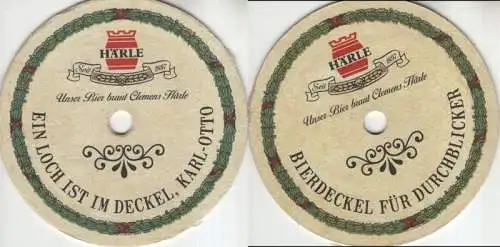 Bierdeckel rund - Härle