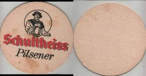 Bierdeckel rund - Schultheiss