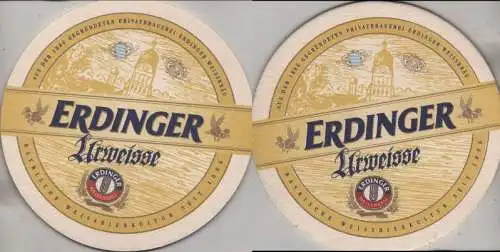 Bierdeckel rund - Erdinger Urweisse