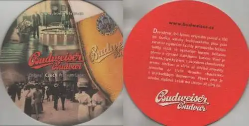 Bierdeckel rund - Budweiser (Tschechien)