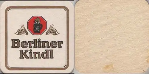 Bierdeckel quadratisch - Berliner Kindl