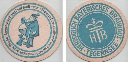 Bierdeckel rund - Tegernsee - Herzöglich Bayerisch