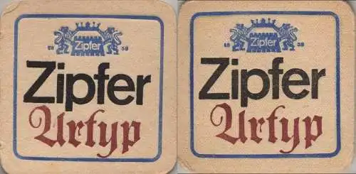 Bierdeckel quadratisch - Zipfer Urtyp