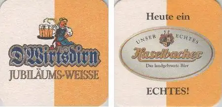 Bierdeckel quadratisch - Haselbacher Echtes