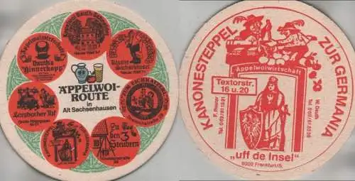 Bierdeckel rund - Äppelwoi