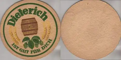 Bierdeckel rund - Dieterich