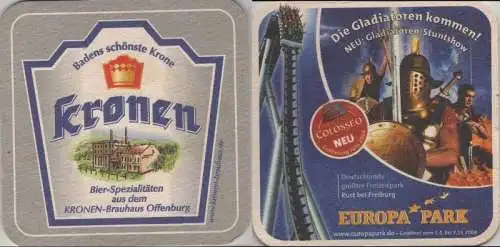 Bierdeckel quadratisch - Kronen