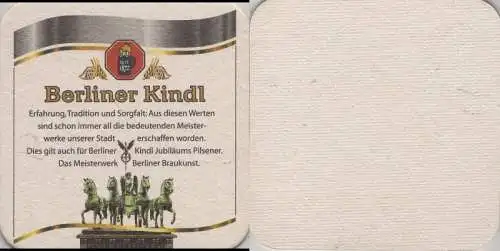 Bierdeckel quadratisch - Berliner Kindl