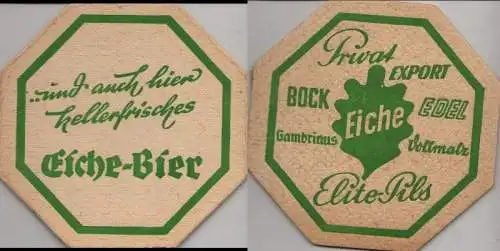 Bierdeckel 8-eckig - Eiche