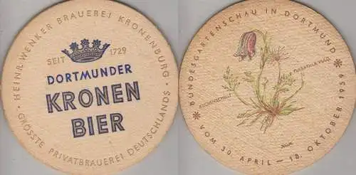 Bierdeckel rund - Dortmunder Kronen bier