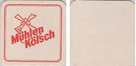 Bierdeckel quadratisch - Mühlenkölsch